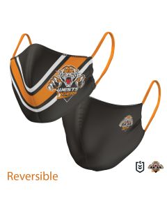 Wests Tigers NRL Large Adult Face Mask
