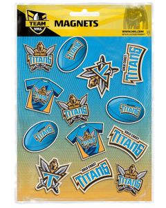Gold Coast Titans NRL Magnet Sheet