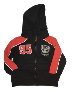 New Zealand Warriors NRL Hoodie Jacket size 4