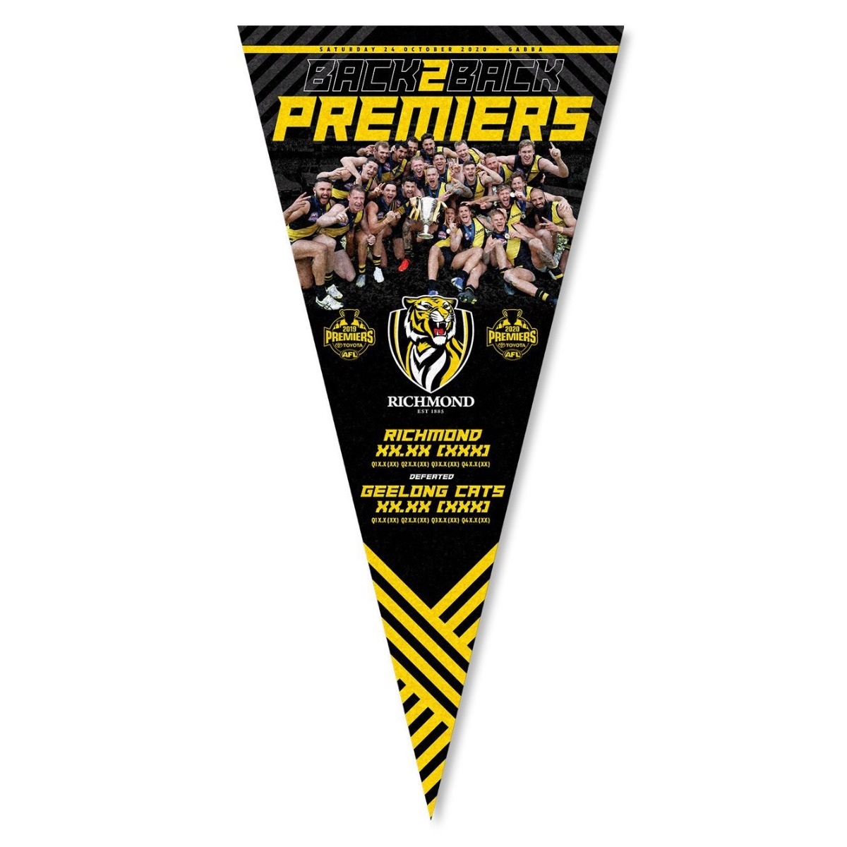 Richmond Tigers AFL Premiers 2020 Player Image Wall ...