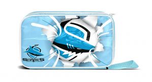 Carlton Blues AFL Tartan Printed Neoprene Carry Lunch Box Cooler Bag New 