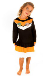 Wests Tigers 2018 NRL Girls Dress Sizes 2-6 BNWT 