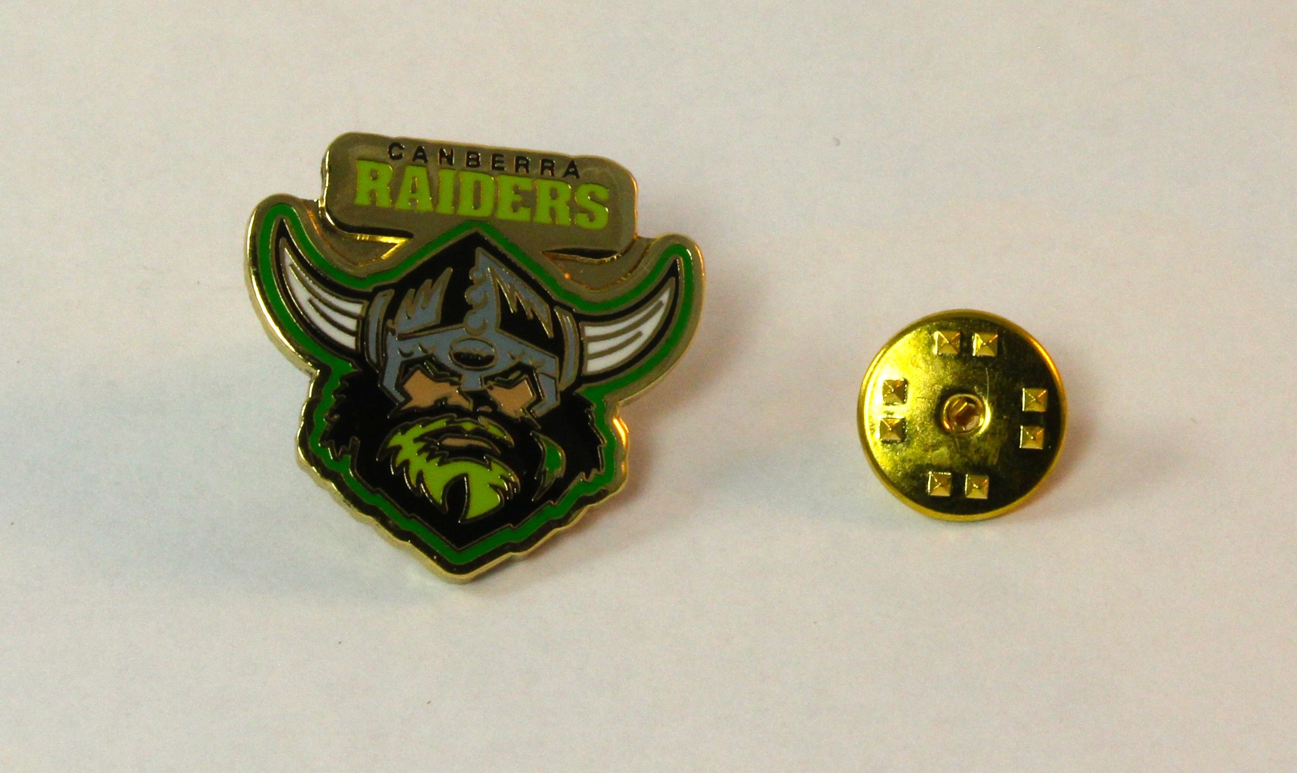 Canberra Raiders NRL Team Logo Lapel Pin Metal Badge 9314783405343 eBay