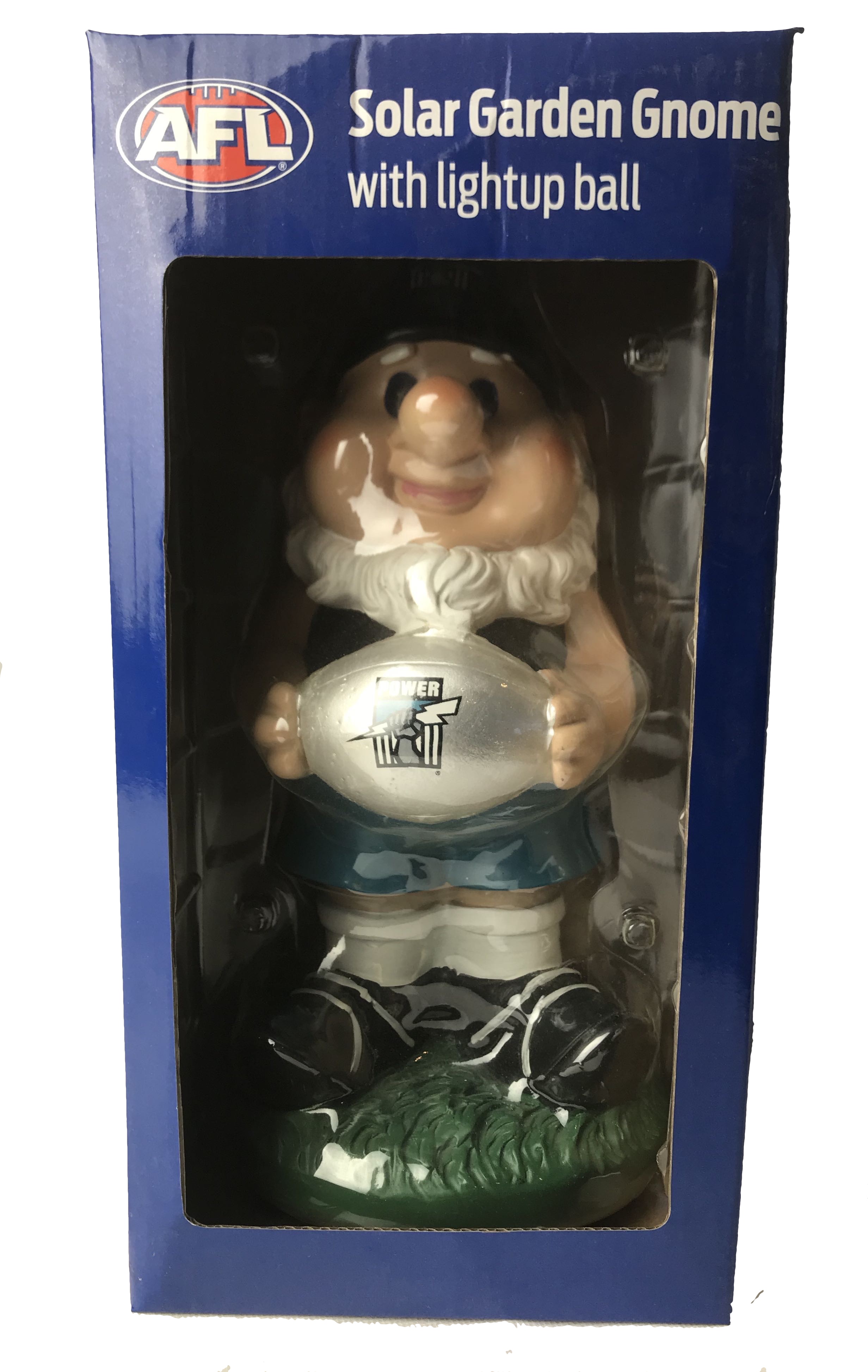 Port Adelaide Power AFL Solar Powered Light-up Ball Design Gnome | eBay